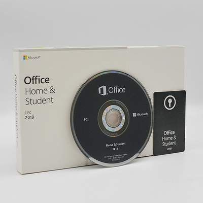 진짜 마이크로소프트 오피스 2019 집과 학생 무매체 소매 박스